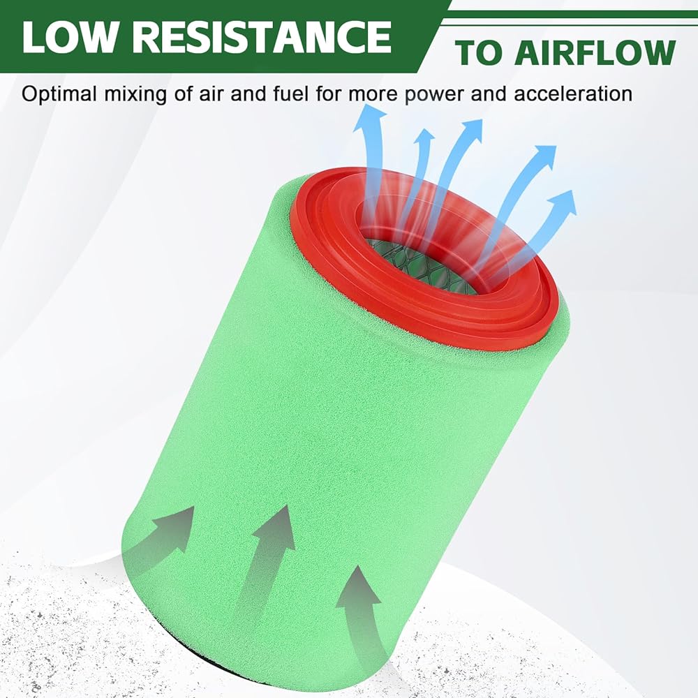 Air Filter Cleaner Replacement for Yamaha Big Bear 250 YFM250B 400 YFM400 YFM400FB YFM400F YFM400FB Bear Tracker 250 YFM250X YFM250B YFM250XH Bruin 250 1P0-E4450-00-00 4XE-E4. 450-00-00