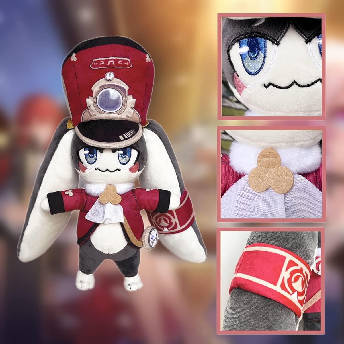 Re-siin Honkai Star Rail Plush Toy 12 Inch Pom Pom Doll Anime Figure Soft Stuffed Toy for Game Fans