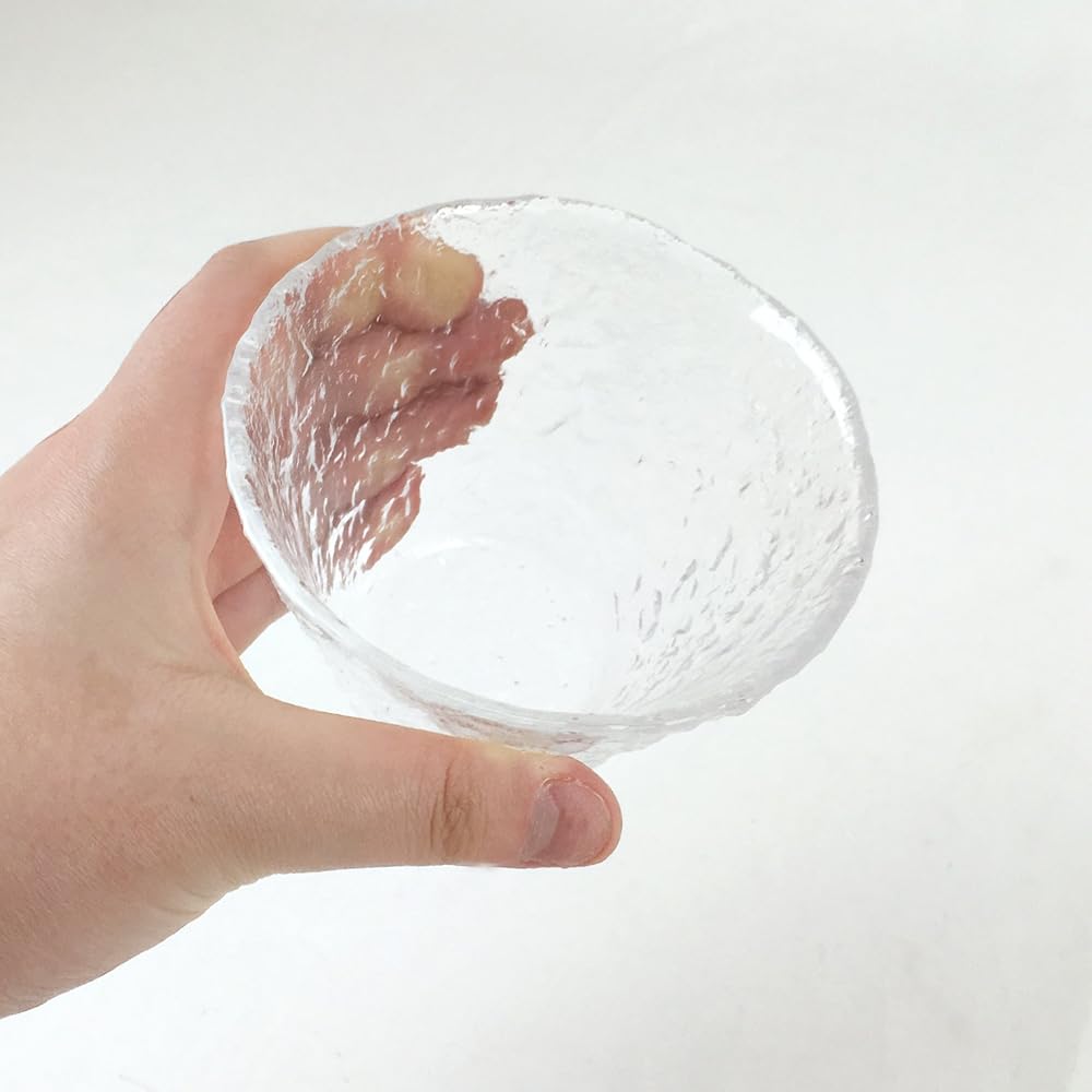 Adelia Tumbler 180ml Tsugaru Vidro First Snow Free Cup Set of 6 Made in Japan F-77655