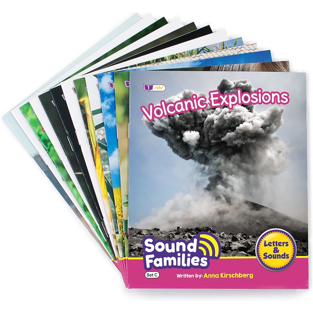 Junior Learning Decodable Readers Sound Family R Control Non-Fiction Phase 5.5 Vowel Sounds Learn to Read Easy to Decode Text with 12 Books Ages 5+ Grade K