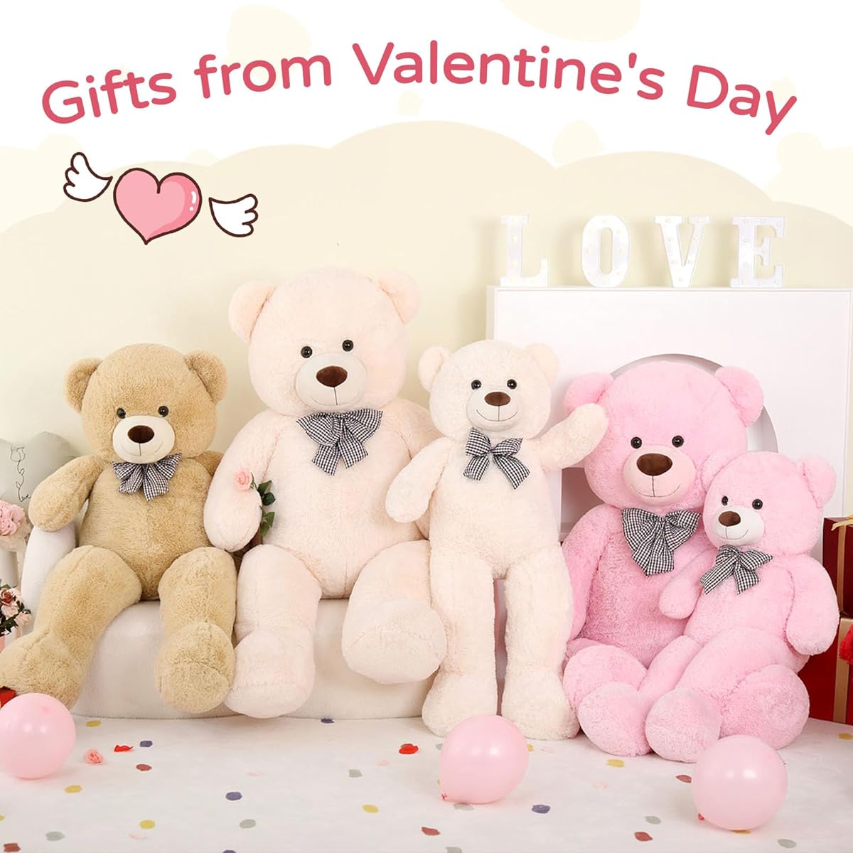 MaoGoLan Giant Teddy Bear 5ft Brown
