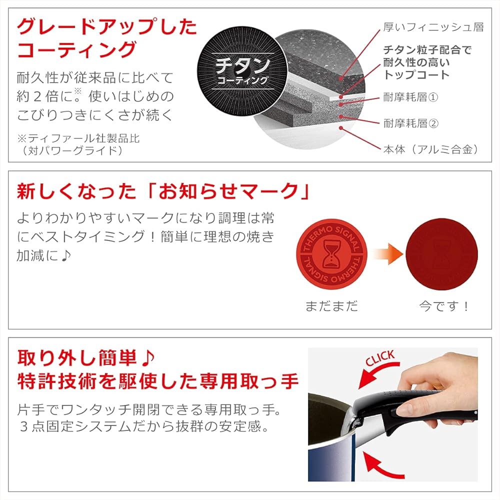 T-fal Ingenio Paprika Red Set 5