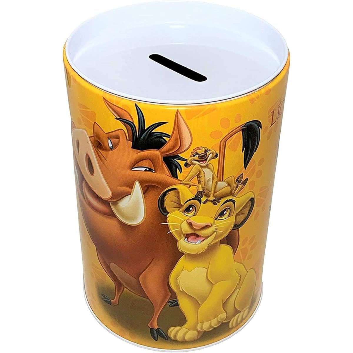 The Tin Box Company Disney Lion King Coin Bank for Kids and Coin Collectors - Great Gift for any Lion King Fan - Simba, Timone and Pumba