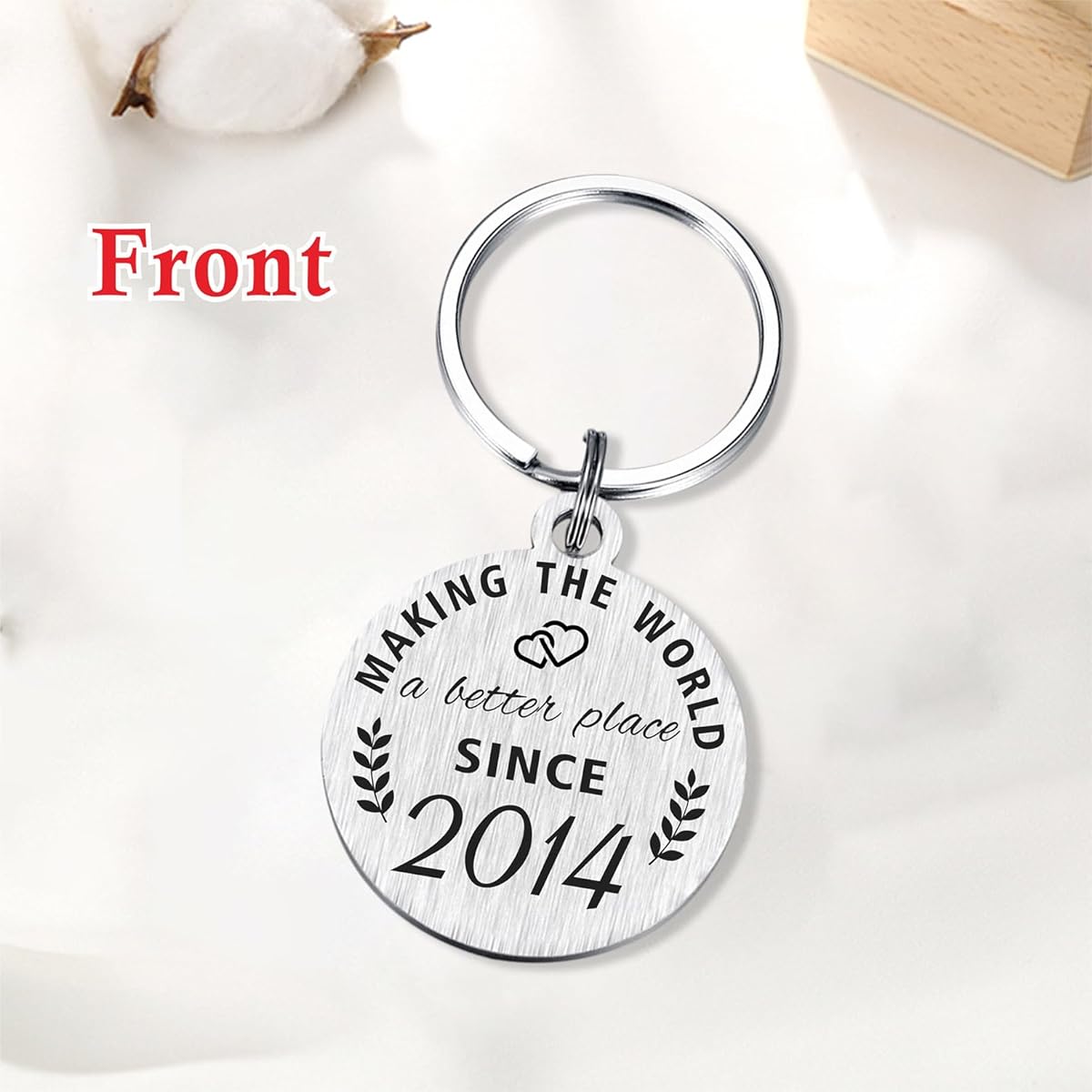 Birthday gifts for 10 year old boys, 10th birthday keychain, 2012 bron gifts, 2012 birthday decorations
