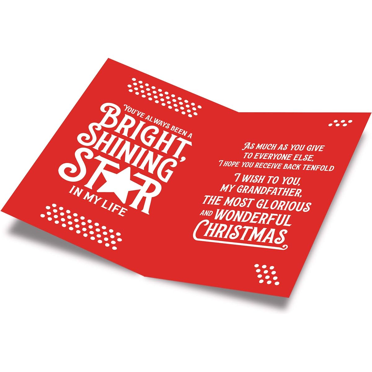 Prime Greetings Christmas Card Grandpa (Grandpa)