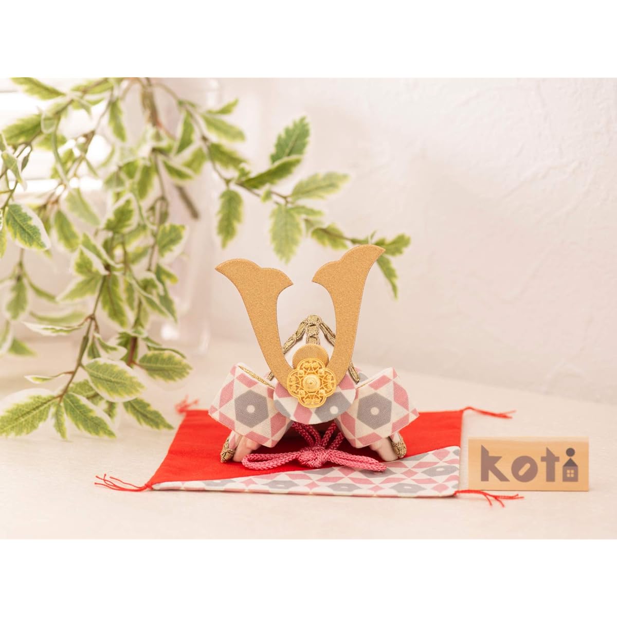 FUN fun May Doll Helmet Decoration Helmet Mini Compact Koti Helmet Decoration Pink Nameplate (sent separately) included S Indigo