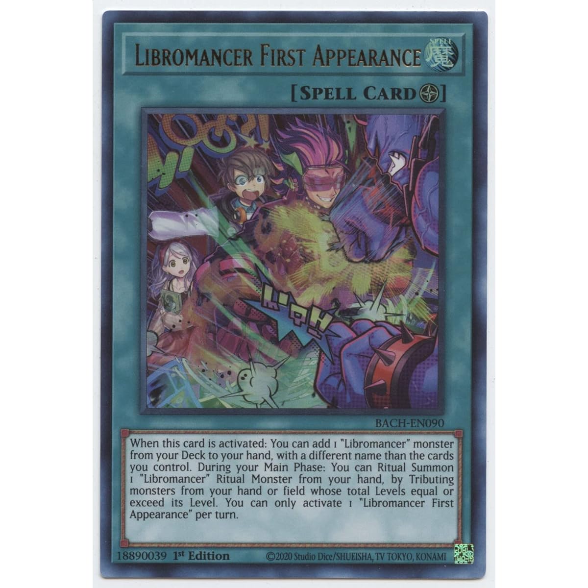 Libromancer First Appearance - BACH-EN090 - Ultra Rare - First Edition