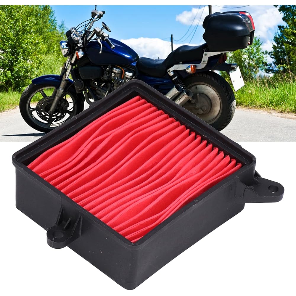Aramox Scooter Air Intake Filter Motorcycle Air Cleaner High Flow 10.5x3.5x11cm Replacement for Kymco Agility 125R