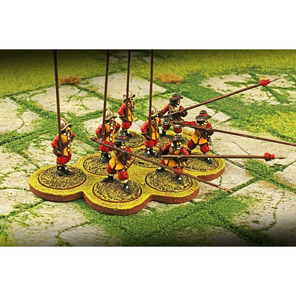 LITKO Horde Trays | 25mm Circle Base | Movement Trays | Compatible with Warhammer, Age of Sigmar, Bolt Action (8 Figure Horde Tray)