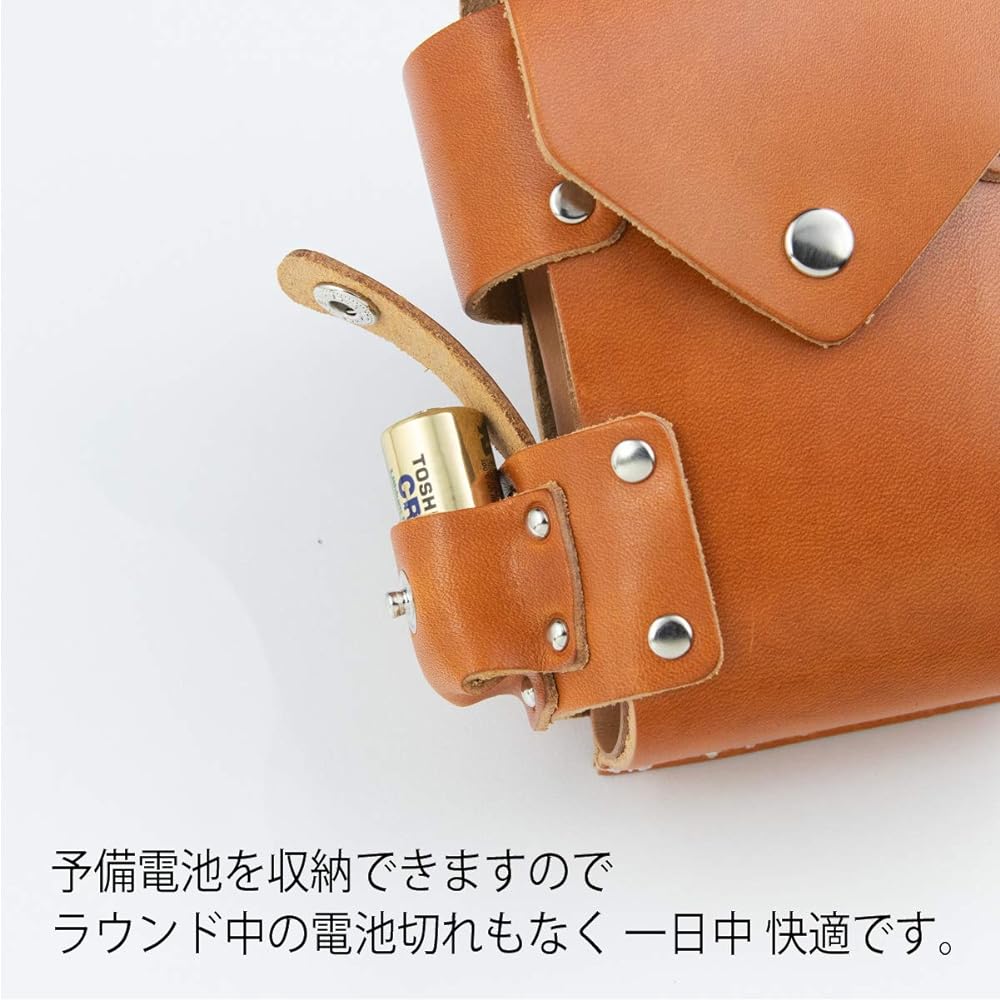 (Think Leather) ThinkLeather Tochigi Leather Golf Scope Rangefinder Case Genuine Leather TL-1001