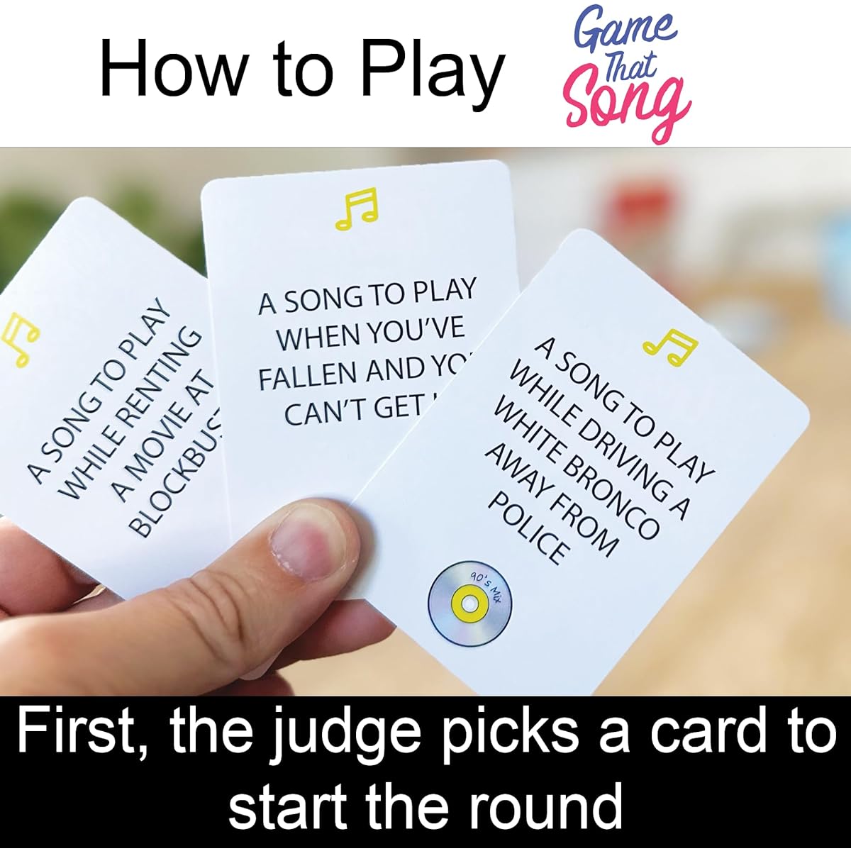 90's Music Card Game: That Song