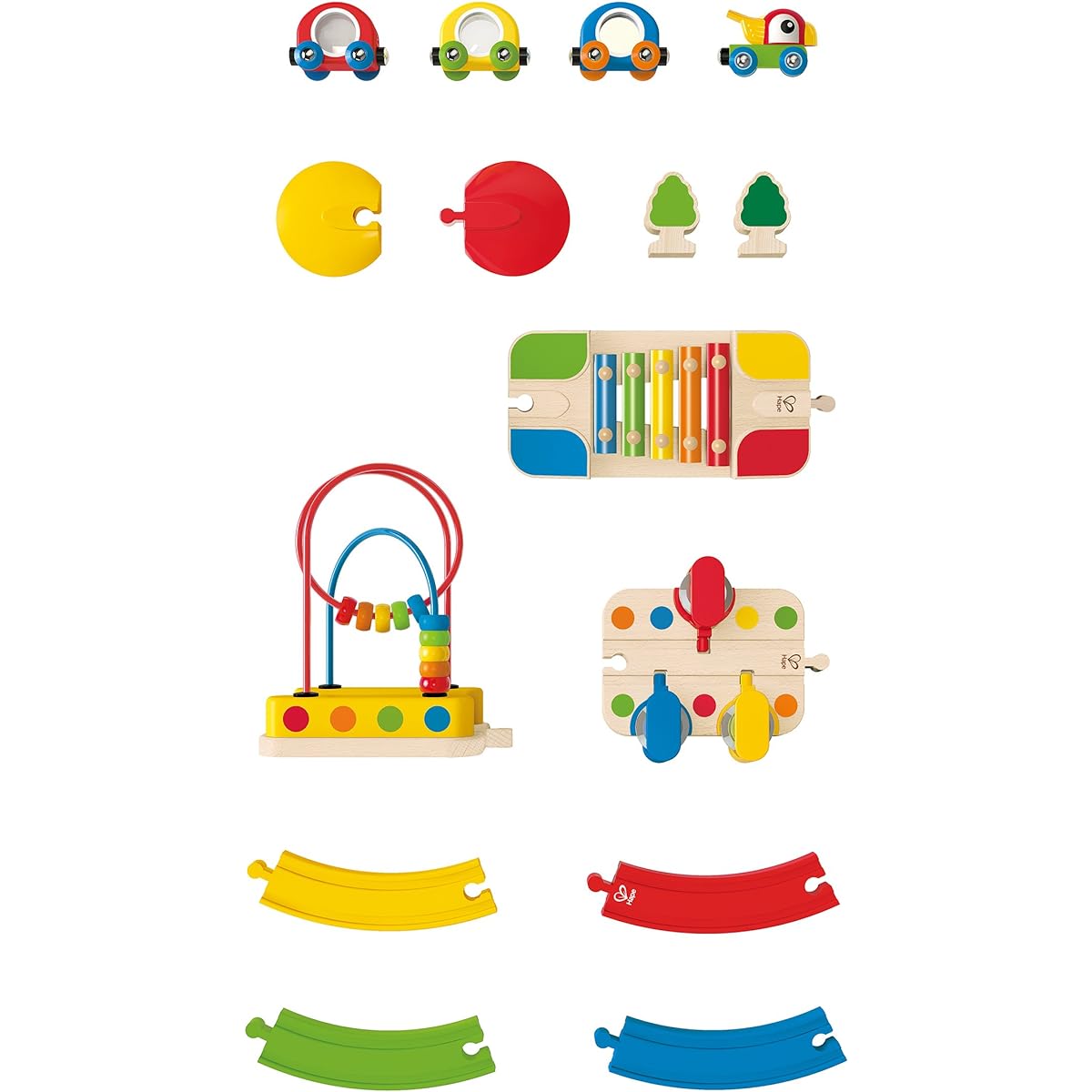 Hape HAP-E3815 Sights and Sounds Railway Set