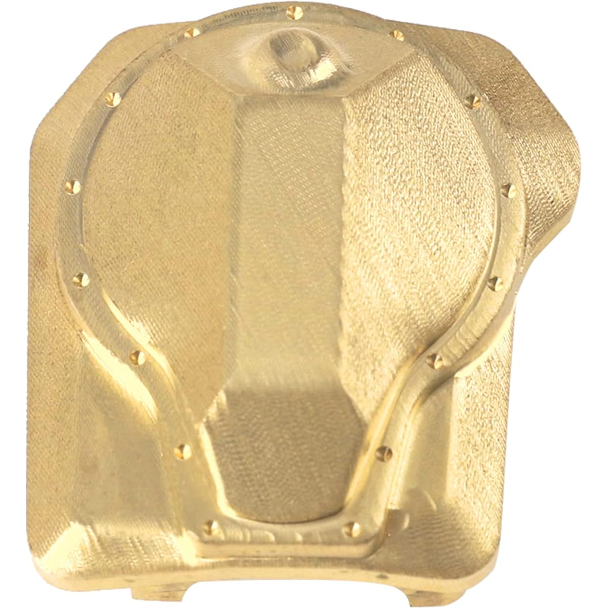 ShareGoo 50g Heavy Duty Brass Axle Differential Cover Front & Rear Differential Cover Case Compatible with Traxxas TRX-4 1/10 RC Crawler Car Upgrade Parts 2pcs