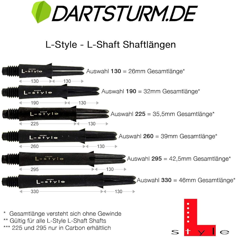 L Style L Shaft Carbon Silent Shaft Carbon White 260 fls3203