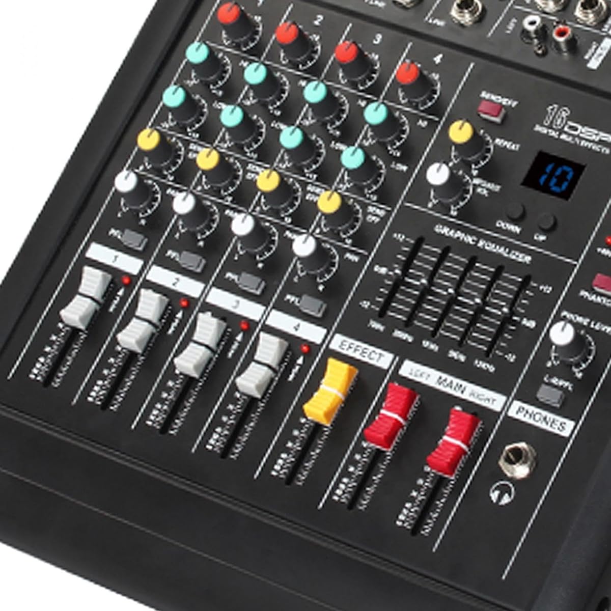 Folpus DJ Audio Mixer Amplifier Sound Board Console System DJ Mixer Mixing Console Stage Performance Party Home