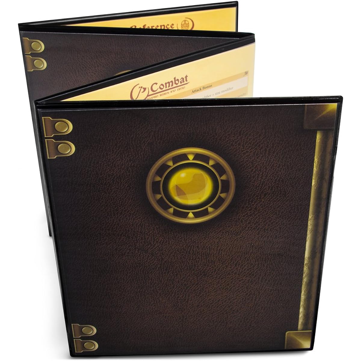 Masters Tome Customizable 4 Panel Screen - Black with Bonus Insert