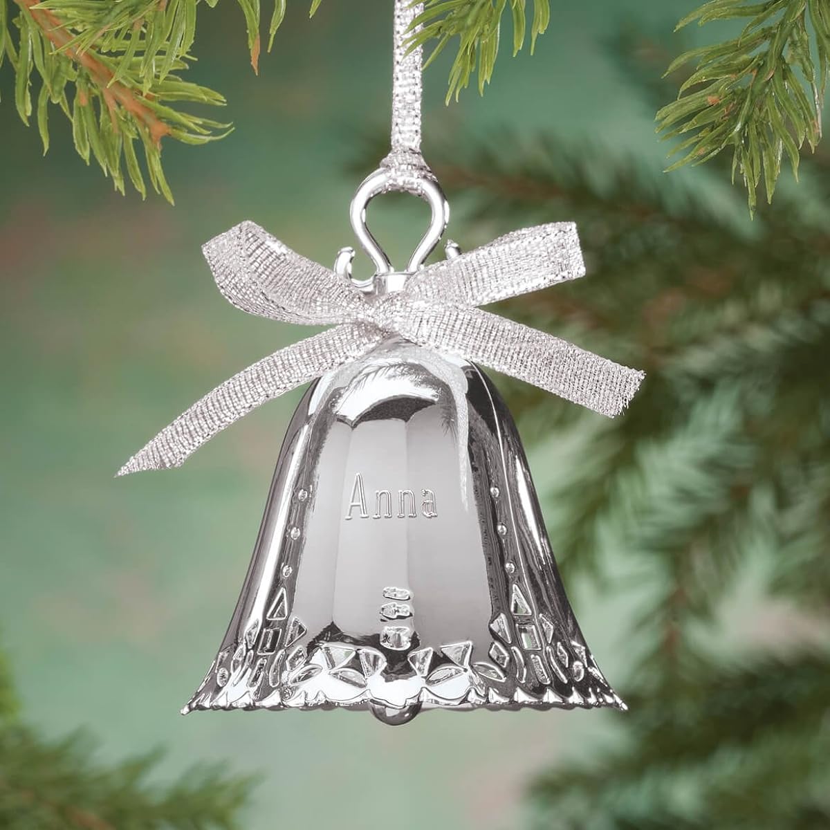 Personalized Birthstone Bell Ornament
