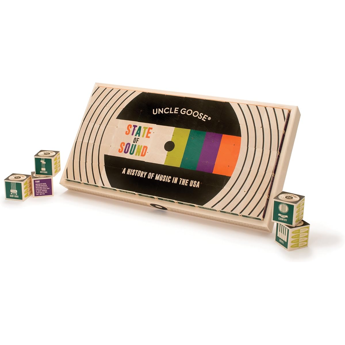 Uncle Goose State of Sound Blocks - Made in the USA