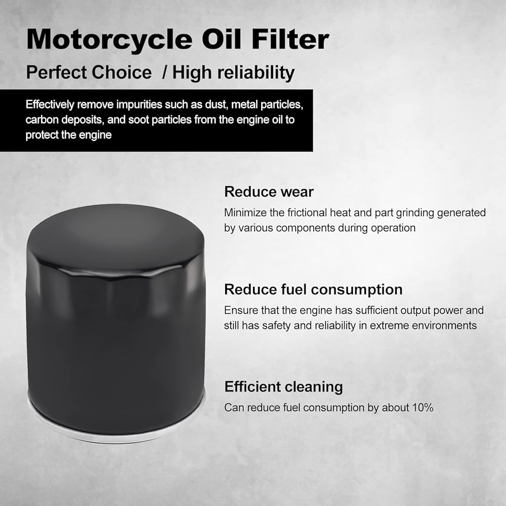 MOTOYUN Oil Filter 49065-2057 49065-2062 Compatible with Kawasaki KAF400 Mule 600 400 2005-2016 KAF620 Mule 4010 4x4 SE 617 2016-2017