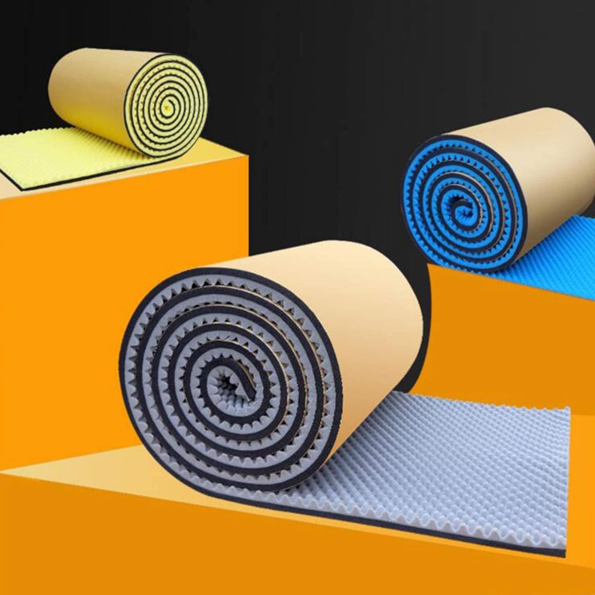 5 Square Meters Fireproof Soundproof Cotton Home Theater Acoustic Room Treatment Wall Decoration Acoustic Foam (White) (Grey)