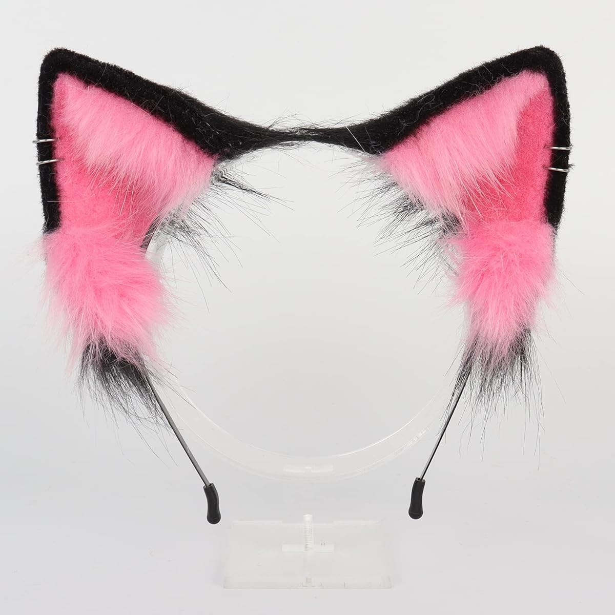 QinRuan Animal Cosplay Costume Accessories Fur Faux Fur Cat Ears Headband Fox Tail Set Halloween Accessories