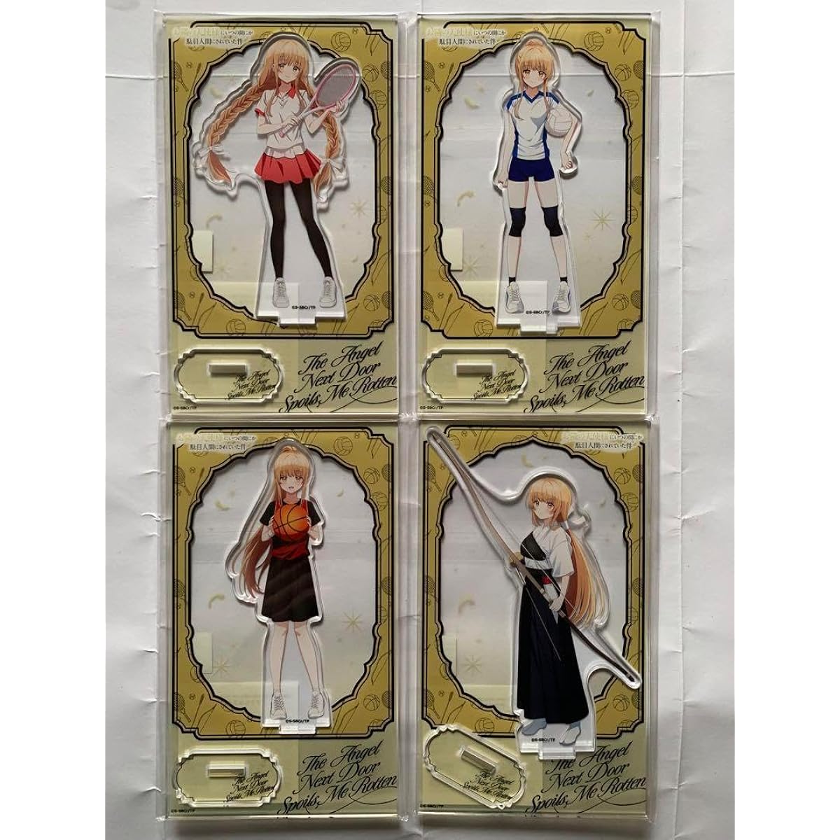 My Neighbor's Angel Karaoke no Tetsujin Limited Acrylic Stand Shiina Mayu 4-piece Set