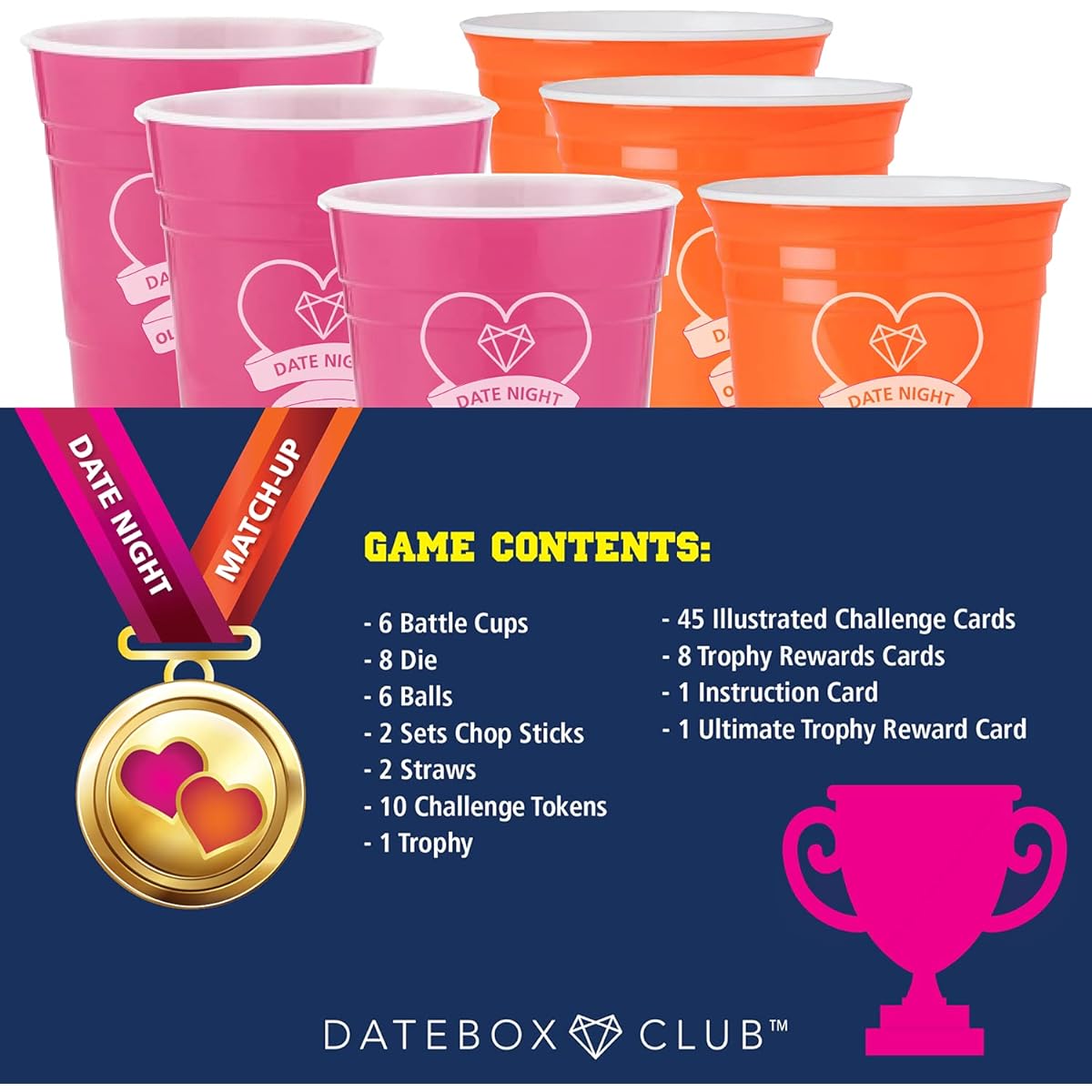 DateBox Mini Date Night Matchup - Date Night Game for Couples Who Like Competition