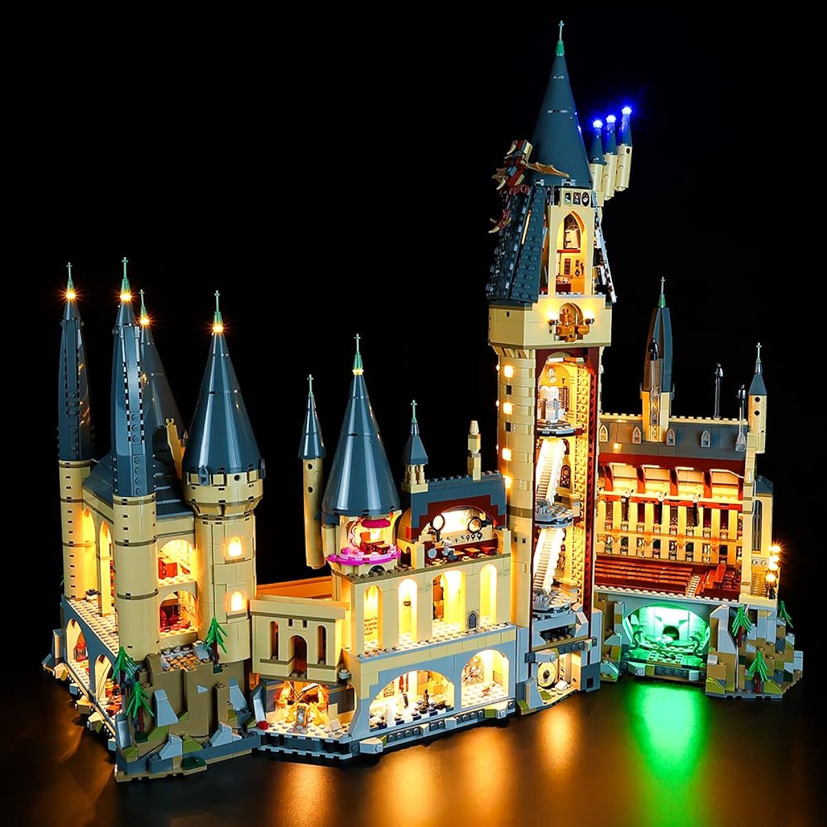 T-Club LED Light Kit (Hogwarts Castle) Lighting Kit Compatible with Lego 71043 (LED Light Only, Building Block Model Not Included) (Standard Version)