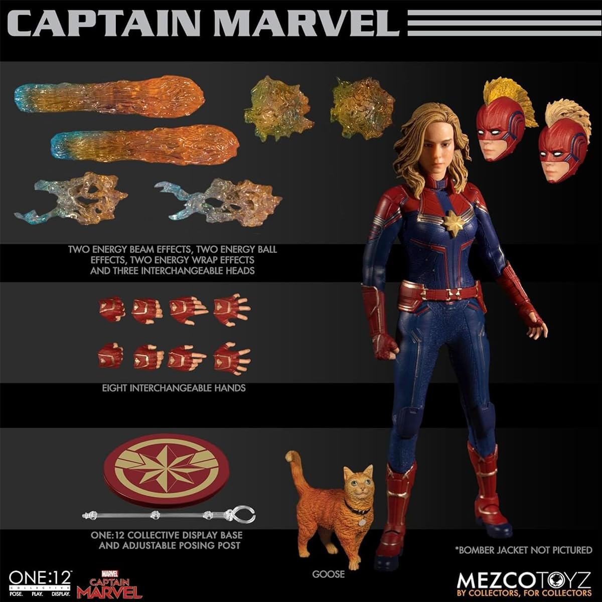Captain Marvel Movie 1:12 Collectible Action Figure