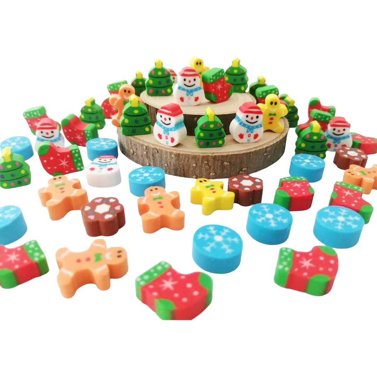 Mini Cute 3D Eraser Fun Prizes for Kids - Holiday Valentine's Prizes for Kids Classroom Treasure Chest Prizes for Toddlers