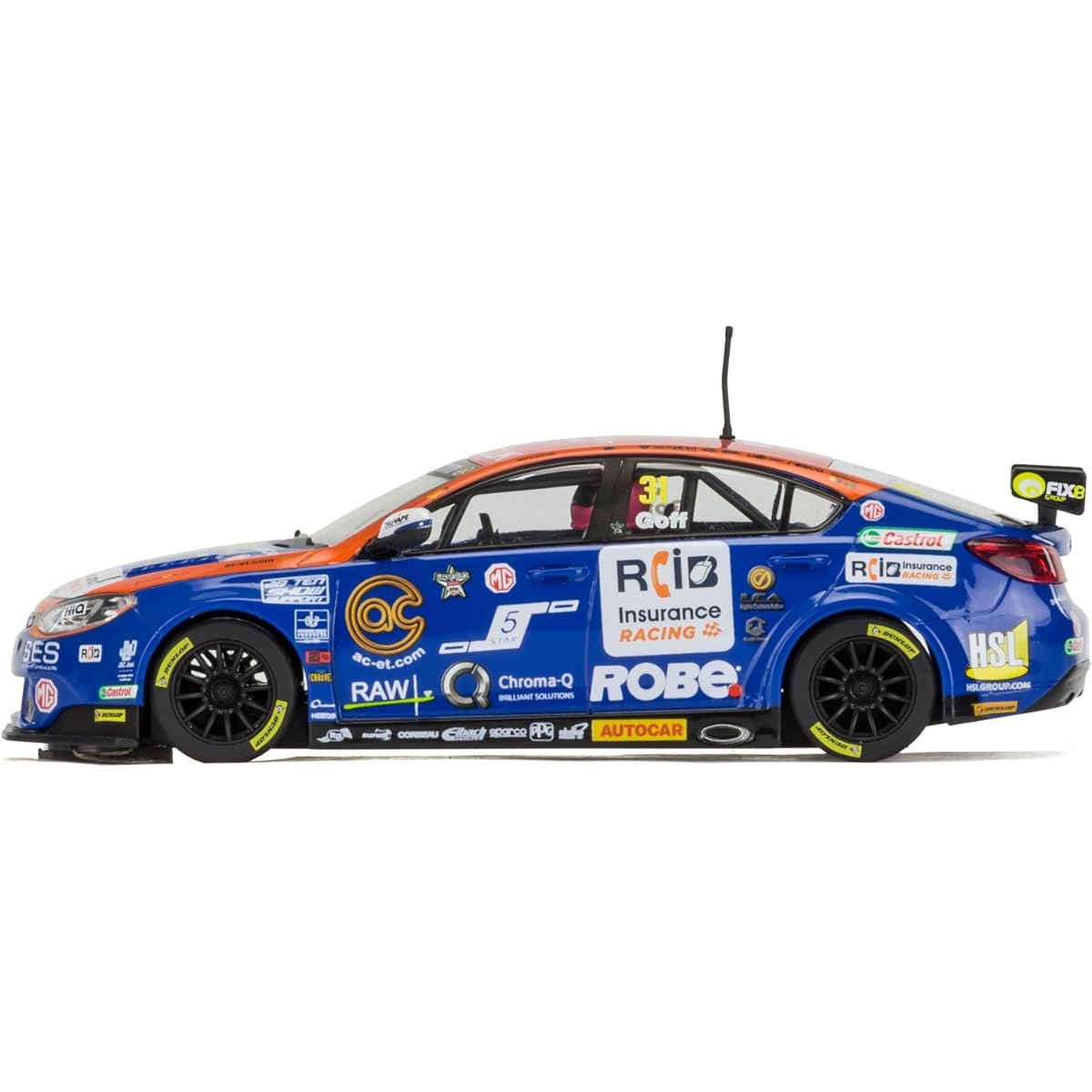 SCALEXTRIC 1/32 Slot Car BTCC MG6 - Jack Goff, Brands Hatch 2015 Triple Eight Racing C3736