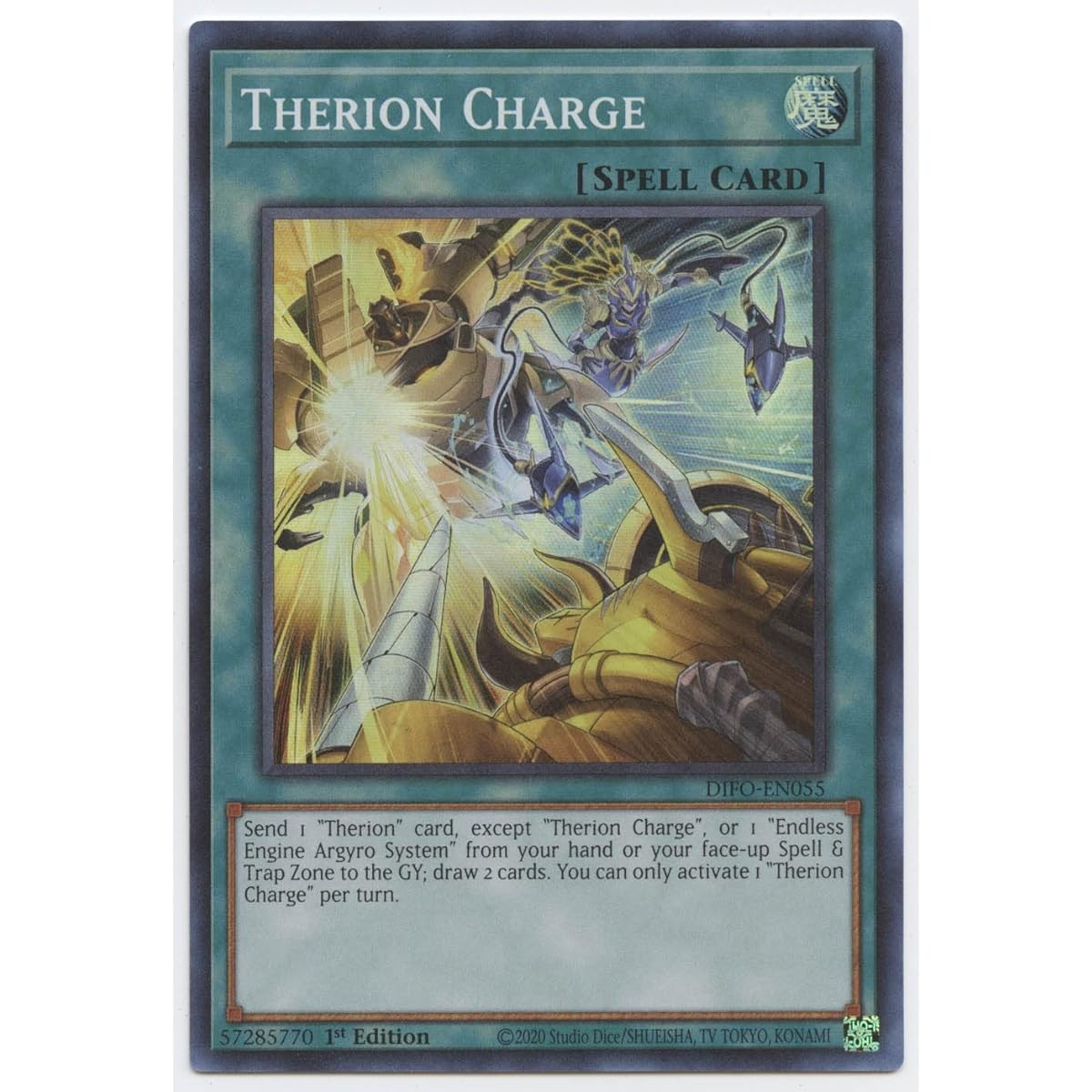 Therion Charge - DIFO-EN055 - Super Rare - 1st Edition.