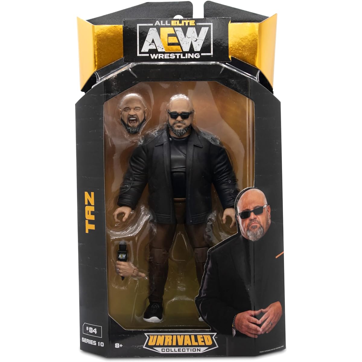 Taz - AEW Unrivaled 10 Toy Wrestling Action Figure