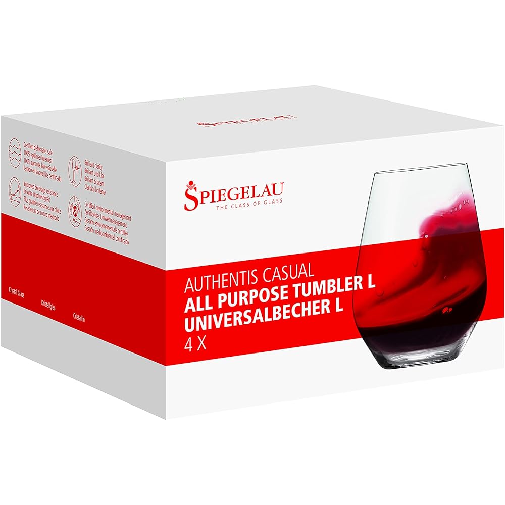 Spiegelau Authentic Casual Tumbler L size 460ml 4800281 4 pieces