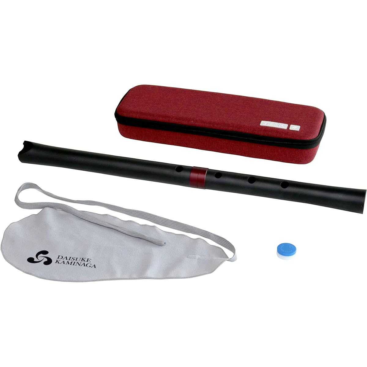 Plastic Shakuhachi "Gen" Original Set DK-G01 supervised by Daisuke Kaminaga