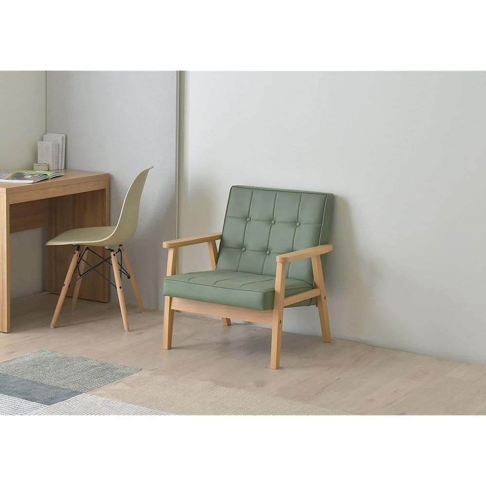 Sato Sangyo Sofa 1 Seater Green ROCOLOR 1P GR