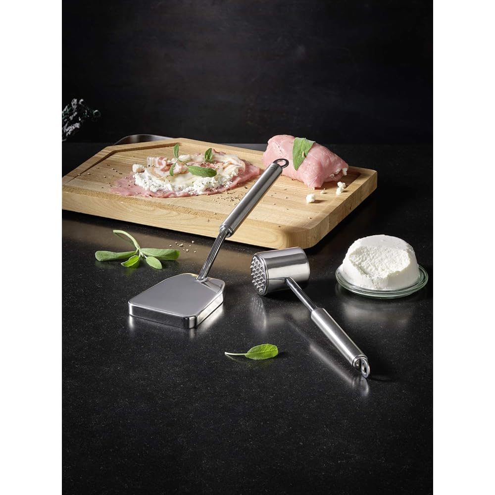 (Meat Pounder) - Rosle Stainless Steel 31cm Heavy Weight Meat Tenderizer