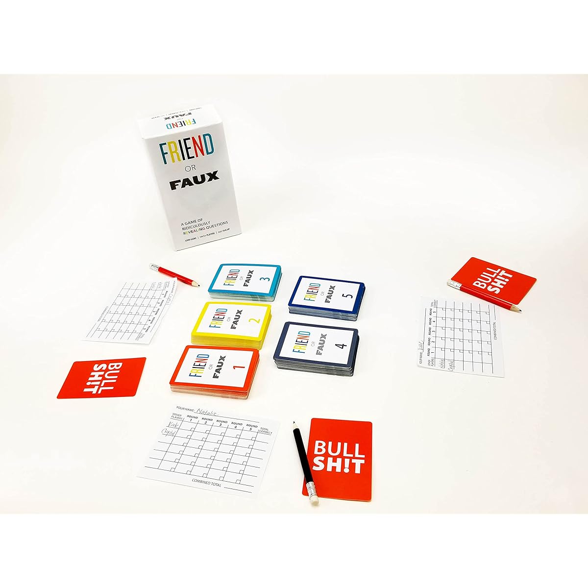 Games Adult Play Friends Artificial: Cool Questions Multicolor