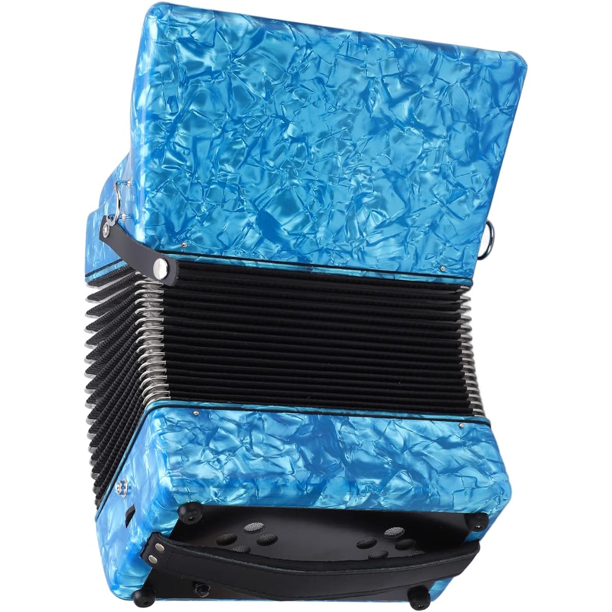 Accordion, durable, high quality sound, 22 keys, 8 bass, celluloid