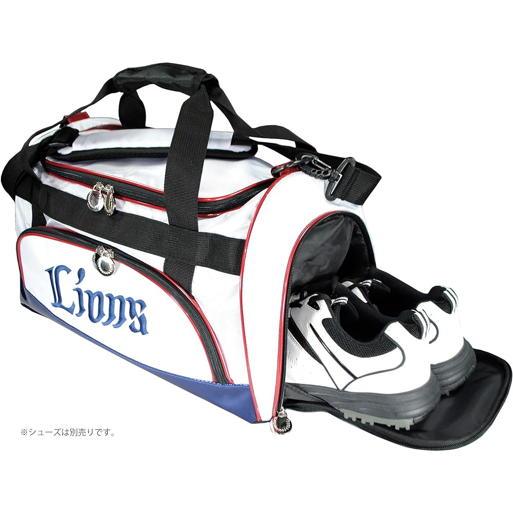 Lezax Saitama Seibu Lions Boston Bag White SLBB-2439
