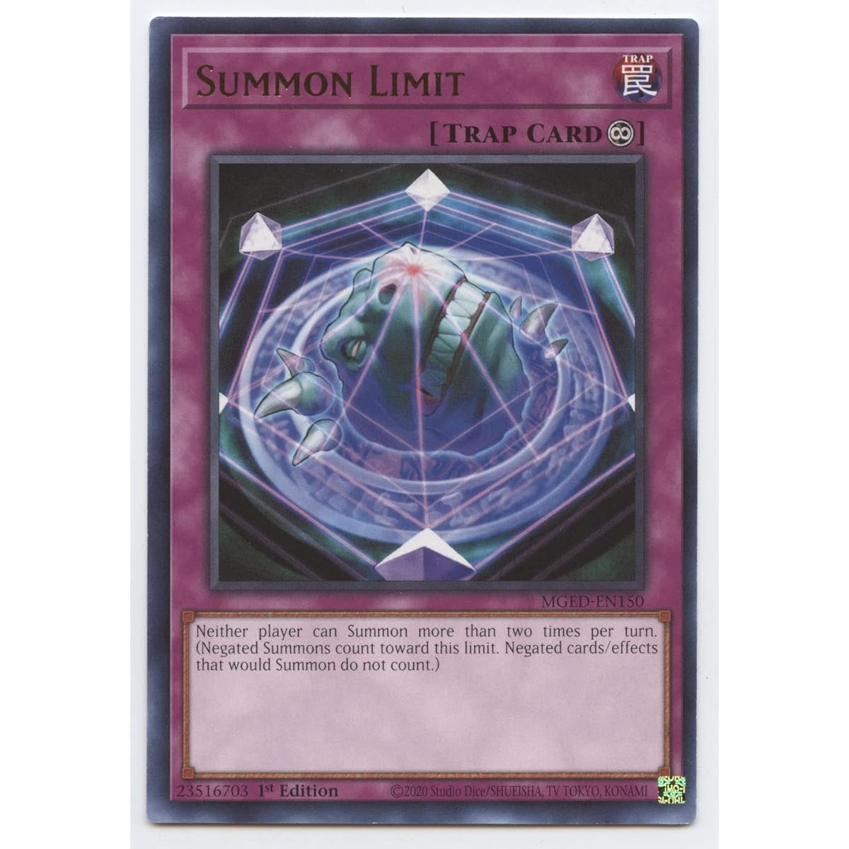 Summoning Limit - MGED-EN150 - Rare - First Edition