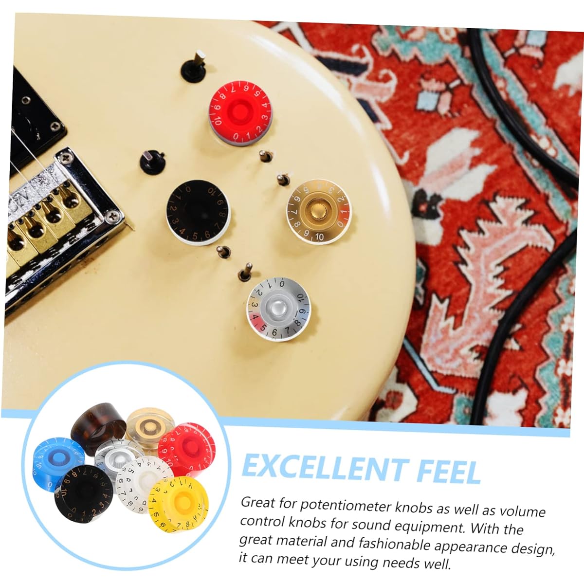 VICASKY 120pcs Potentiometer Hat Pink Fluffy Heel Guitar Pedal Guitar Volume Cap Guitar Potentiometer Cap Guitar Potentiometer Knob Guitar Volume