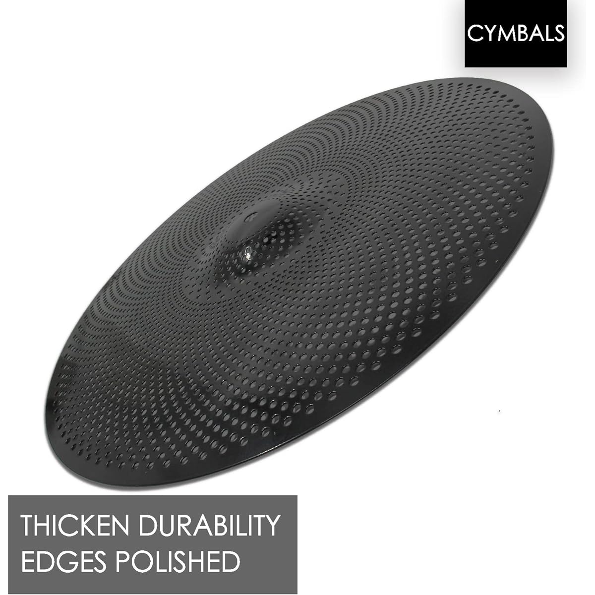 Small quantity 10 inch splash cymbal 10 inch practice splash cymbal quiet splash cymbal (10 inch, black)