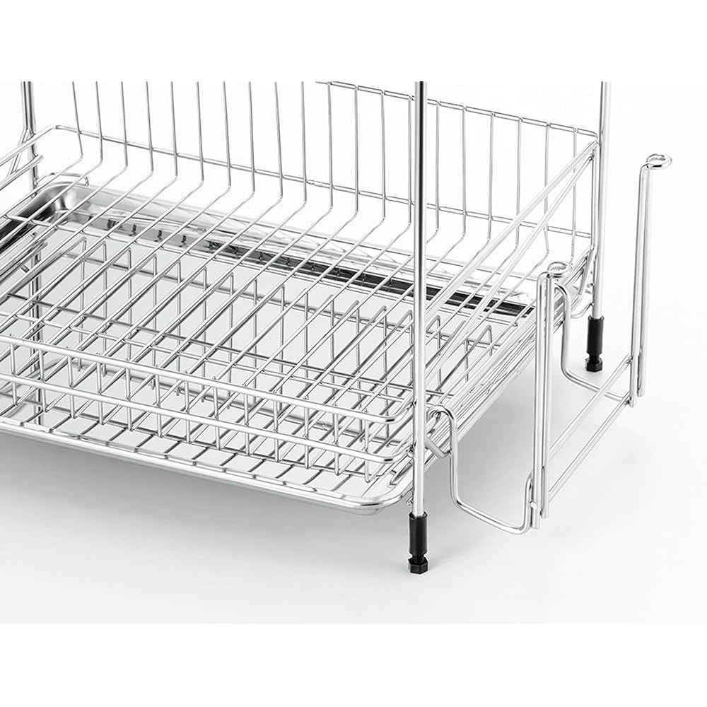 Pearl Metal Drainer Rack 2 Tier Stainless Steel At Aqua HB-3934