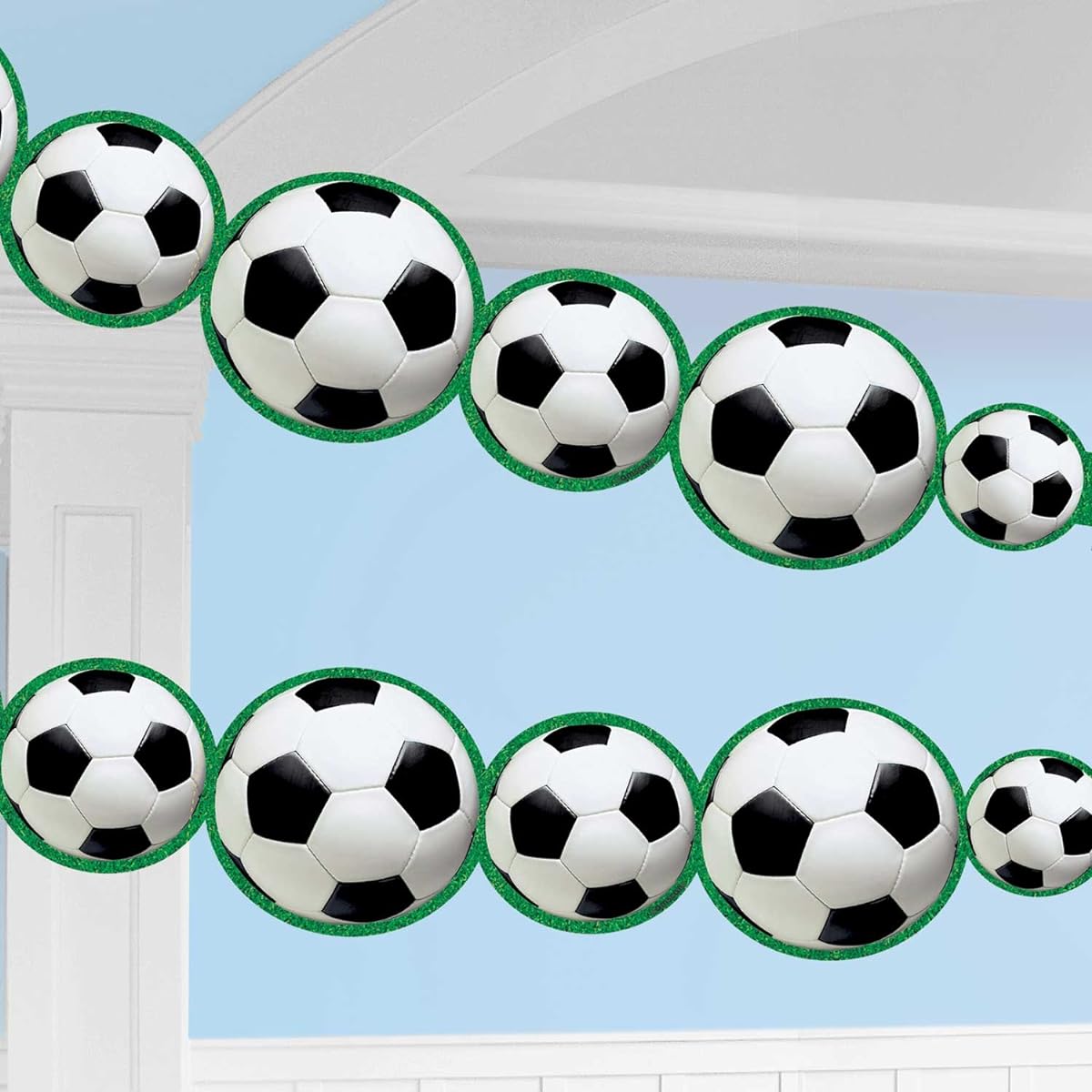 Amscan Die Cut Garland for Soccer Party Decorations