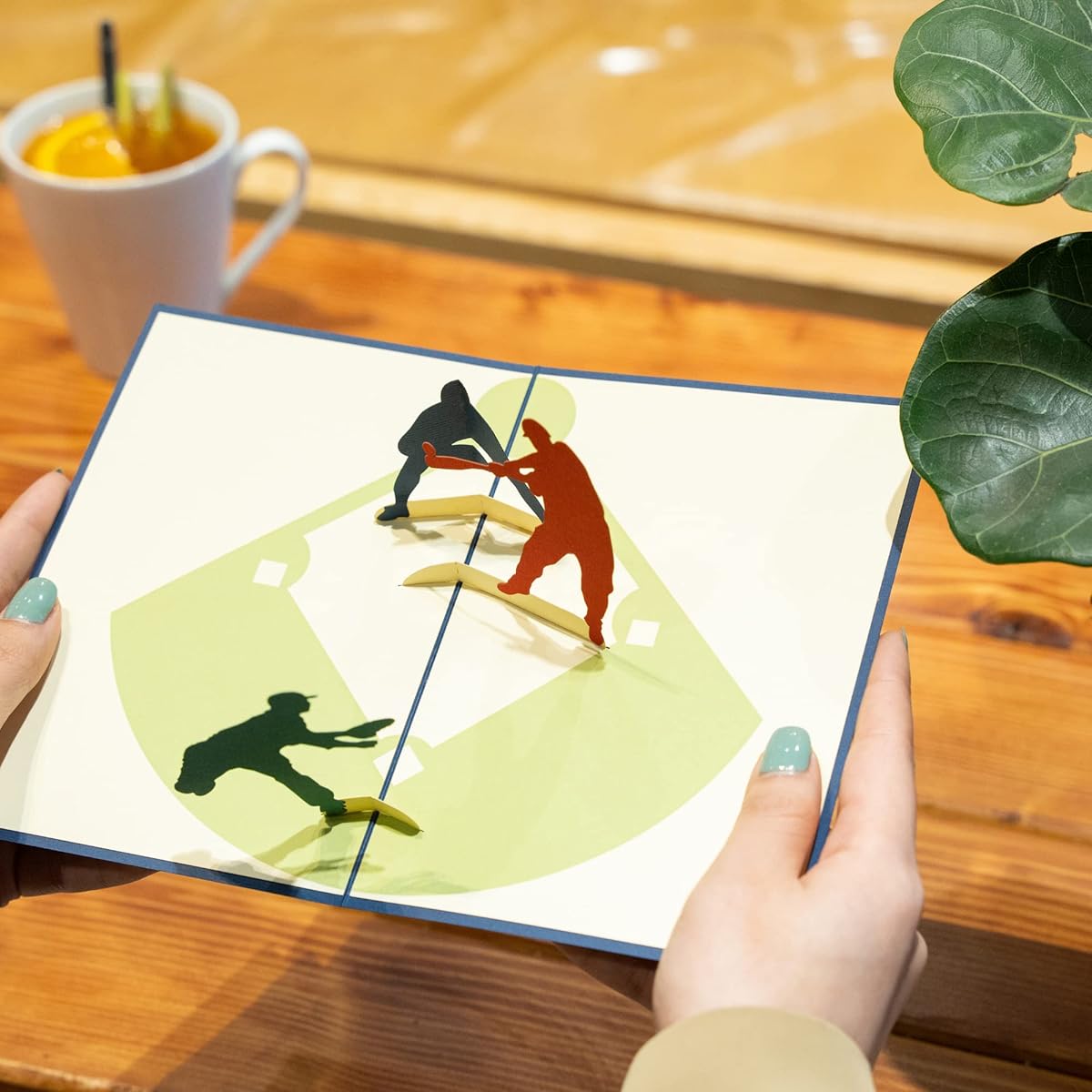 Rykamia Baseball Pop Up Card Blank Baseball 3D Birthday Card Baseball Greeting Card Happy Anniversary Retirement Thank You Lucky Baseball Birthday Graduation Card Baseball Player Card