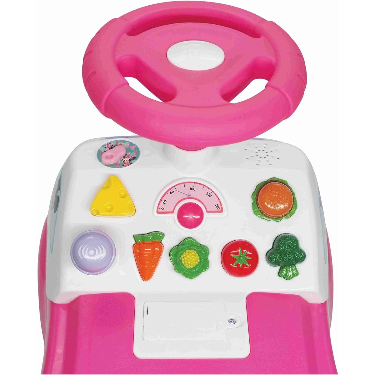 Kiddieland Minnie Mouse Happy Kitchen Interactive Ride-On Train with Sound
