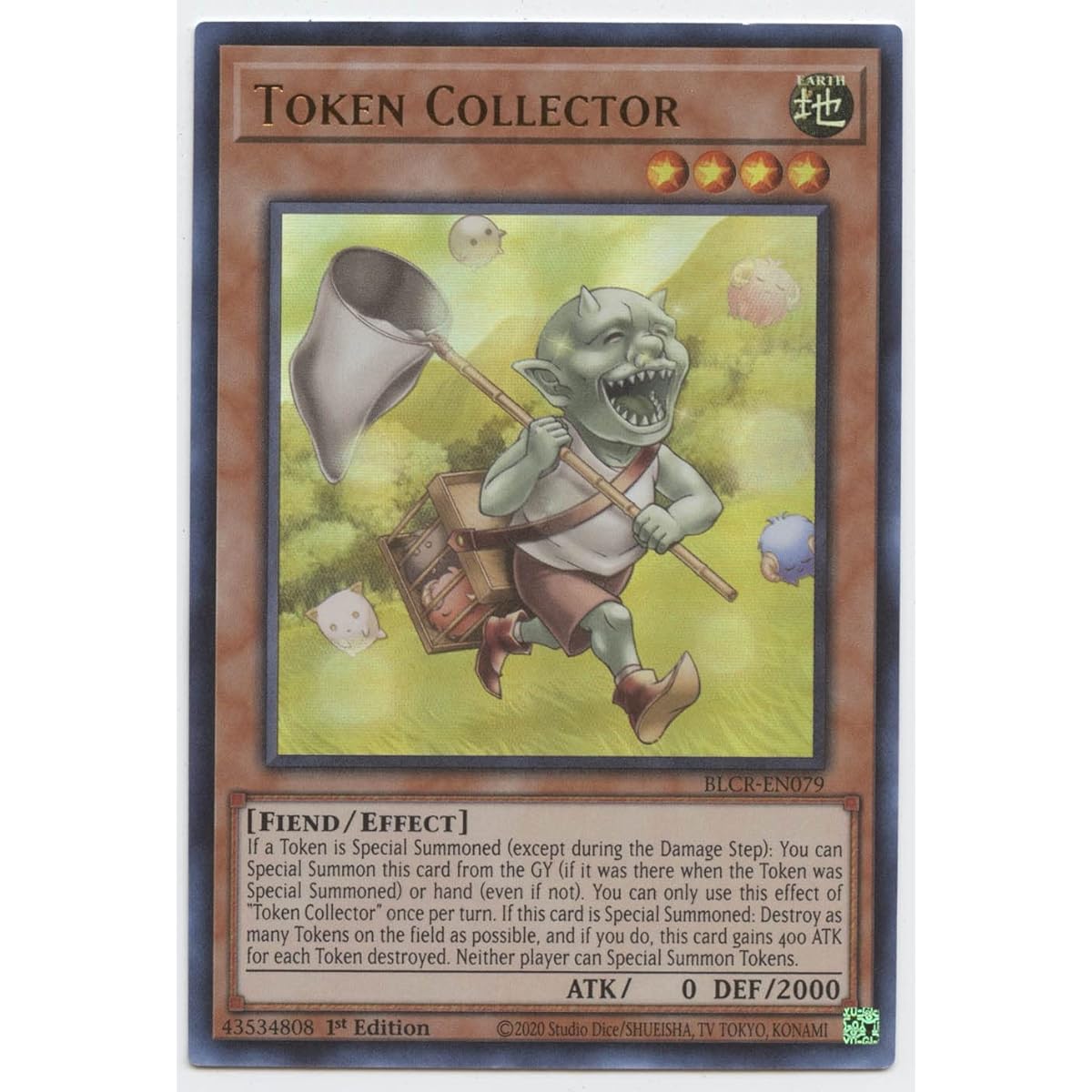 Token Collector BLCR-EN079 Ultra Rare First Edition