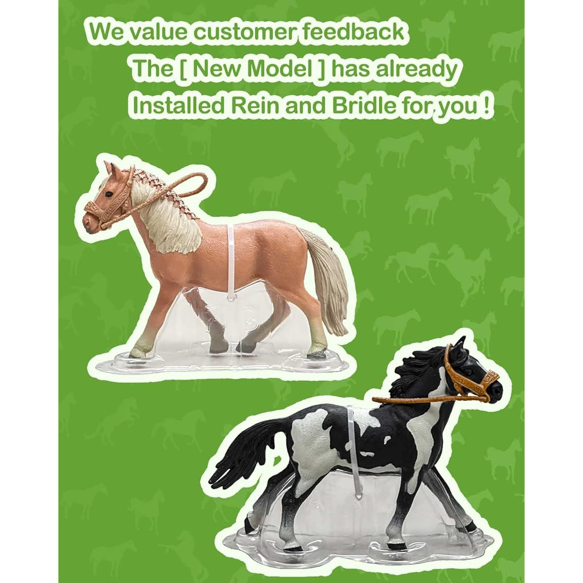 DuDuMo Horse Stable Playset, 2 Riders and 3 Horses, Horse Toys, Horse Toy Gifts for Girls and Boys, Farm Animal Toys, 3 4 5 6 7 8