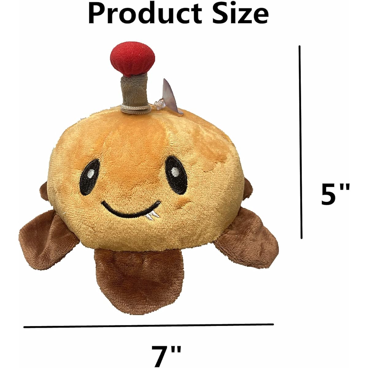 3 Pieces Plants VS Zombies Plush Plants Set Toy Potato Green Watermelon Ice Watermelon PVZ Figure Dolls Great Gift for Christmas, Birthday